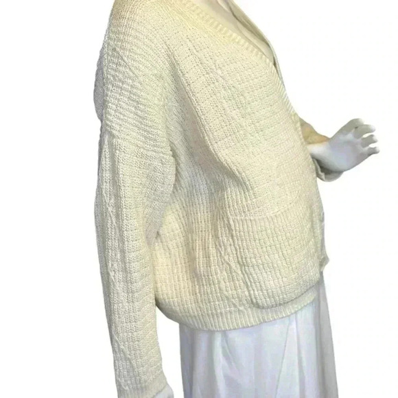 Monica Cordera Chunky Cardigan ivory. - Picture 4 of 15